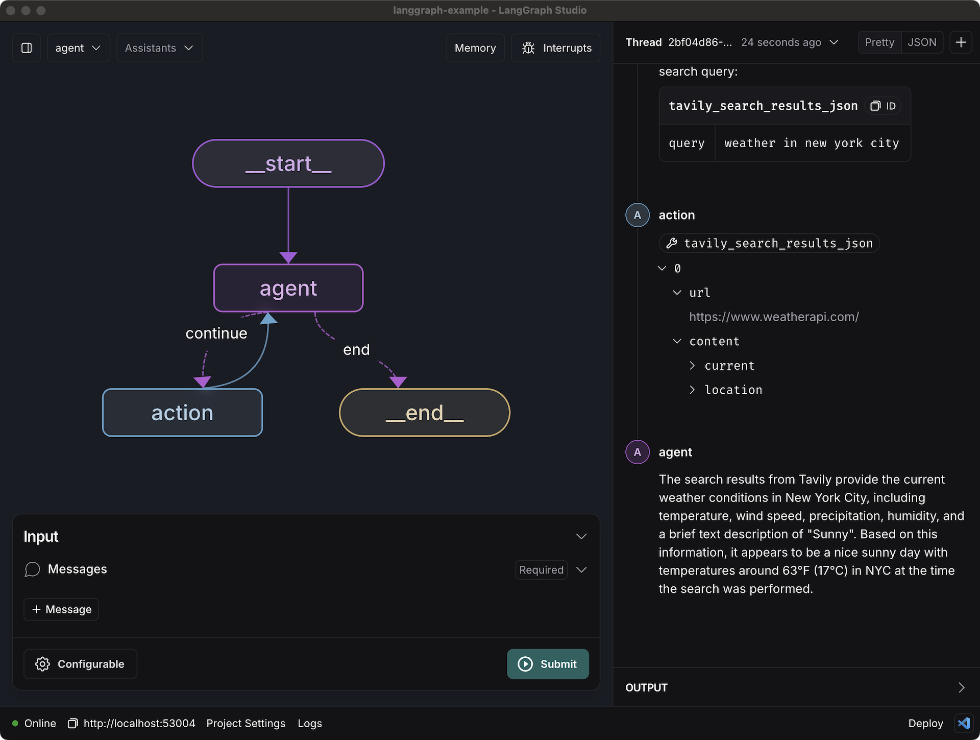 LangGraph Studio Desktop